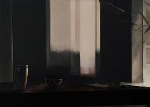 Untitled acrylic on canvas 55 x 140 cm