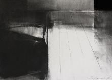 Untitled 2013, charcoal on paper, 35 x 25,5 cm