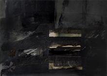 Untitled 1987 oil and collage on canvas 70 x 90 cm