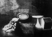 Untitled 1984 b/w autolithography
