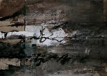 Untitled 1988, mixed media on paper, 60 x 90 cm
