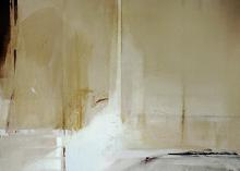 Untitled mixed media on paper mounted on canvas 100 x 100 cm