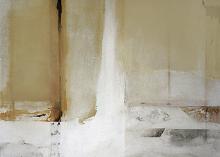 Untitled mixed media on paper mounted on canvas 100 x 100 cm