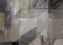 Untitled 1992, mixed media on paper, 120 x 150 cm.